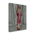 thumbnail image 2 of Trademark Fine Art 'Fox Lady 1920s Flapper' Canvas Art by Fab Funky, 2 of 3