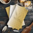thumbnail image 6 of Moroccan Geometric Kitchen Towels Set of 2, Water Absorbent Dish Towel, Abstract Plaid Modern Ombre Decorative Hand Towels - Quick Drying Cloth for Cooking Baking, 18x28 Inch, 6 of 8