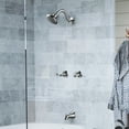 thumbnail image 5 of Design House Oakmont 2-Handle Wall Mount Shower Trim Kit with Shower Head & Valve, 5 of 17
