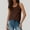 Coffee, variant on Helii Women Tank Top, Sleeveless Ribbed Top, Summer Slim Casual Tee, Workout Active Wear