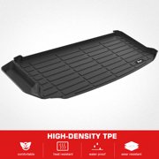 Ikon Motorsports TPE Cargo Trunk Liner Compatible with 2024-2025 Toyota Grand Highlander, Custom Fit All Weather Protection Heavy Duty Rear Trunk Tray Cargo Mats Protector, Black