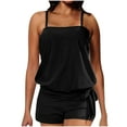 thumbnail image 1 of Traje de baño de bikini hueco con espalda abierta y cintura alta sexy con rayas divididas para mujer de verano Fridja  nalpqowj54954, 1 of 6