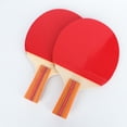 thumbnail image 2 of 1 Set Table Tennis Rackets Anti-slip Grip Pong Racket with Tennis Balls for Player Training (Random handle color), 2 of 8