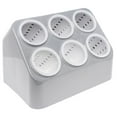 thumbnail image 3 of Vollrath Gray Silv-A-Tainer 6-Hole Plastic Silverware Container, 3 of 6