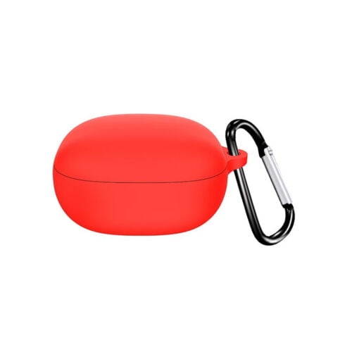 GadgetCom Replacement Case Compatible with Anker Soundcore Liberty 4 NC , Shockproof Silicone Earbuds Pouch Cover With Carabiner