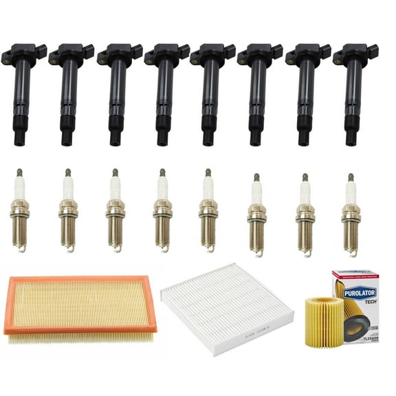 Direct Ignition Coils Platinum Spark Plugs Tune Up for 2010-2017 Lexus LS460