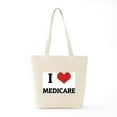 thumbnail image 6 of CafePress - I Love Medicare Tote Bag - Unisex Canvas Tote Bag, Beige, 1-Piece, 6 of 7