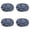 Blue, variant on Gytml 4Pcs Heat Resistant Braided Oval Woven Placemat Non- Washable Table Mat Thick Woven Hot Pot Trivet Mat For Kitchen Counter Dining Table(Pink-4Pcs)