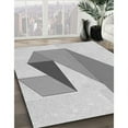 thumbnail image 3 of Ahgly Company Machine Washable Indoor Rectangle Transitional Gray Area Rugs, 6' x 9', 3 of 7