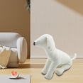 thumbnail image 1 of PU Leather Dogs Mannequin Soft Pet Clothing Display Mannequin Dog Models Size White, 1 of 10
