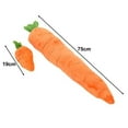 thumbnail image 6 of Primegos Dog Toy Carrot Shape Pet Plush Toy with Sound Bite-resistant Soft Comfortable Dog Sleeping Cushion Pet Supplies, 6 of 8