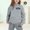 Grey, variant on Hoodie Outfits Set Fall 2 Pieces Long Sleeve Hoodie And Sweatpants Outfits Athletic Preppy Clothes
