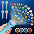 thumbnail image 4 of 2pcs Flashlights 64 Patterns 8 Cards, Children's Projection Flashlight, Educational Toy Animal Dinosaur Vehicle Space For Fun Cognition Bedtime Education, 4 of 5