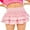 Pink, variant on Xsylife Womens Y2K Pleated Ruffled Short Skirts Smocked Waist Tiered A-Line Skirt Cute Flowy Mini Layered Cake Skirts for Girls