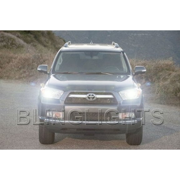 For 2010-2013 Toyota 4Runner Head Lamp Light Bulbs Bright White Pair