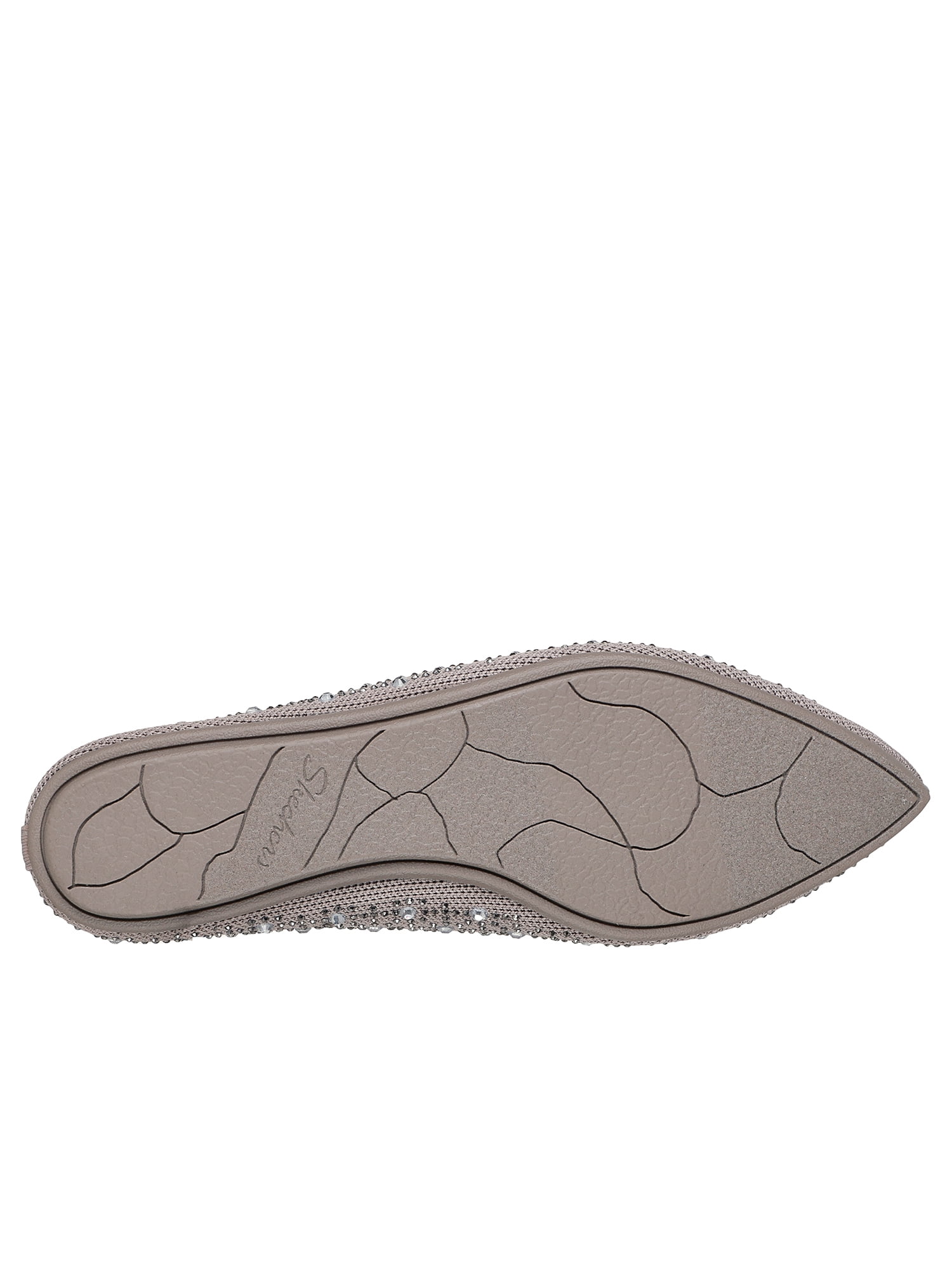 Skechers Women's Cleo Point - Gleam N' Glow Knit Ballet Flat