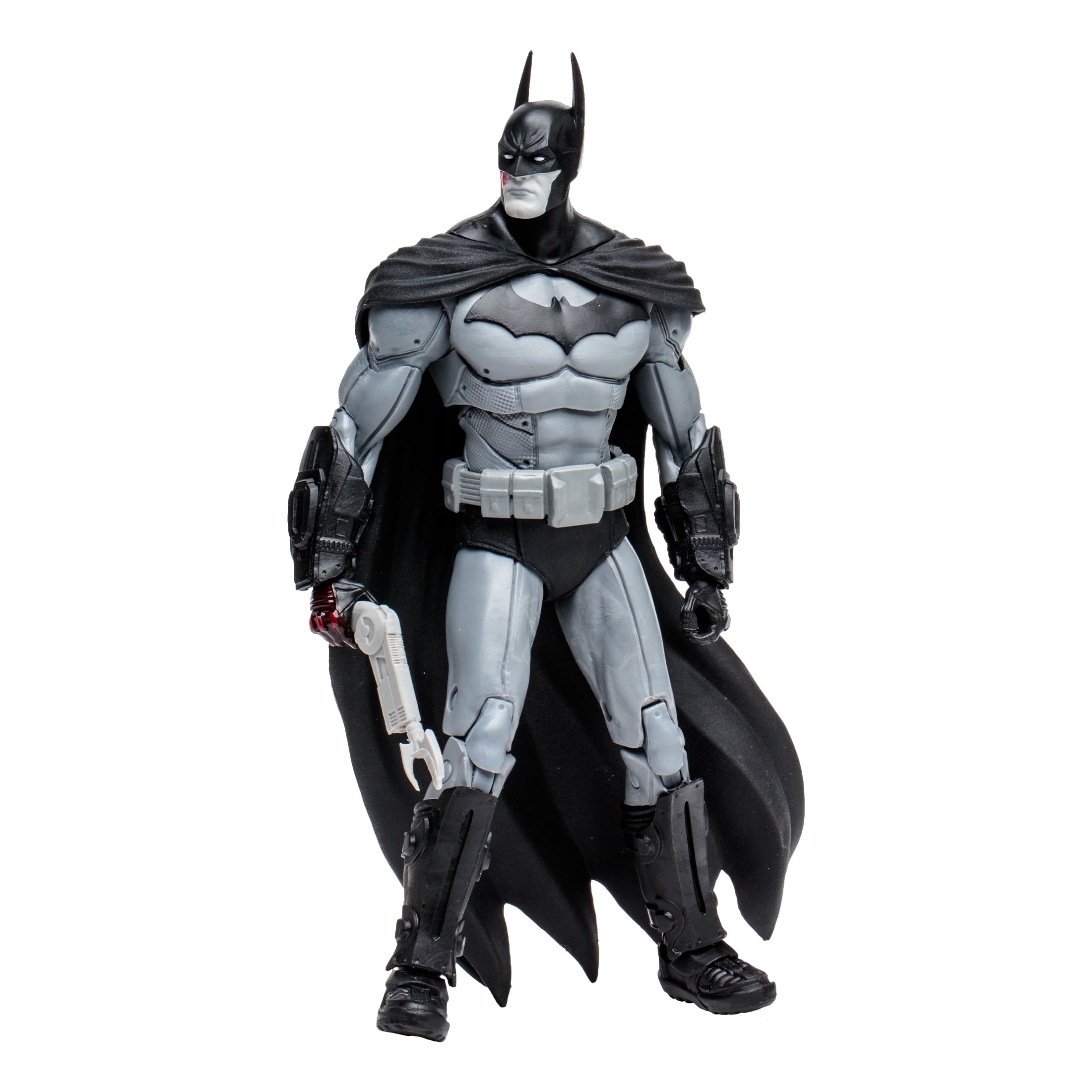 McFarlane Toys DC Multiverse Arkham City Batman Black and White Gold Label  - 7 in Collectible Figure Walmart Exclusive 