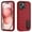 Red/Black, variant on JTCASES for iPhone 14 Pro Max Case, iPhone 14 Pro Max Case with Built in Kickstand, Shockproof/DropProof Military Grade Protective Cover for iPhone 14 Pro Max 6.7" 2022, Red/Black