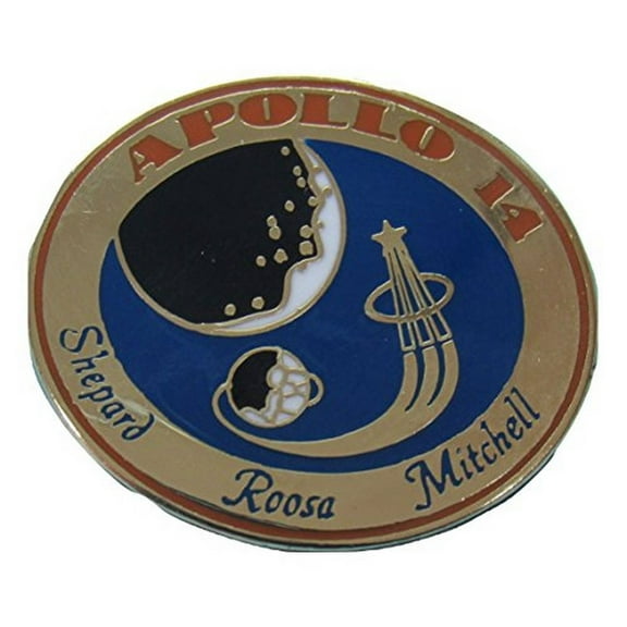 Apollo 14 Lapel Pin Official Nasa Edition Shepard-roosa-mitchell
