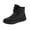 Black, variant on XIMIN Winter Snow Boots for Snow Shoes for Kids Boys Girls Barefoot Winter Boots with Wide Toe Box Slip Drop Sole Ankle Winter Snow Boots for Toddler//Big Kids