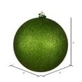 thumbnail image 2 of Vickerman 3" Juniper Green Glitter Ball Ornament, 12 per Bag, 2 of 7