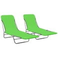 thumbnail image 1 of Reposeras Plegables Casafoyer de Acero y Tela Verde 2 unidades, 1 of 5