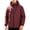 Wine, variant on JIA JIA SHUANG Men's Lightweight Waterproof Jacket with Foldable Hood Long Sleeve Outdoor Mountain Raincoat Zip up Autumn Winter Outerwear