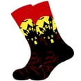 thumbnail image 5 of Calcetines de hombre Calcetines de mujer novedosos con dibujos animados Calcetines de cardado divertidos y felices Medias gruesas Yuansu Hip Hop de cuello redondo grande para hombre, 5 of 5