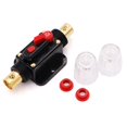 thumbnail image 2 of ORUYROP 2 pcs 30A Audio Inline Circuit Breaker Reset Fuse 12V-24V DC, PowMr Reset Fuse Holder 30 amp with Manual Reset for Car Audio, Stereo Switch and Solar Inverter System, 2 of 7