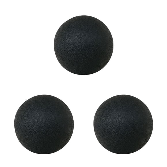 maskred 1/2/3 Yoga ball Foot Back for Arm Muscle Massage Ball TPE Gym Fitness Muscle Stress Relief Massage Tools your body black 3PCS