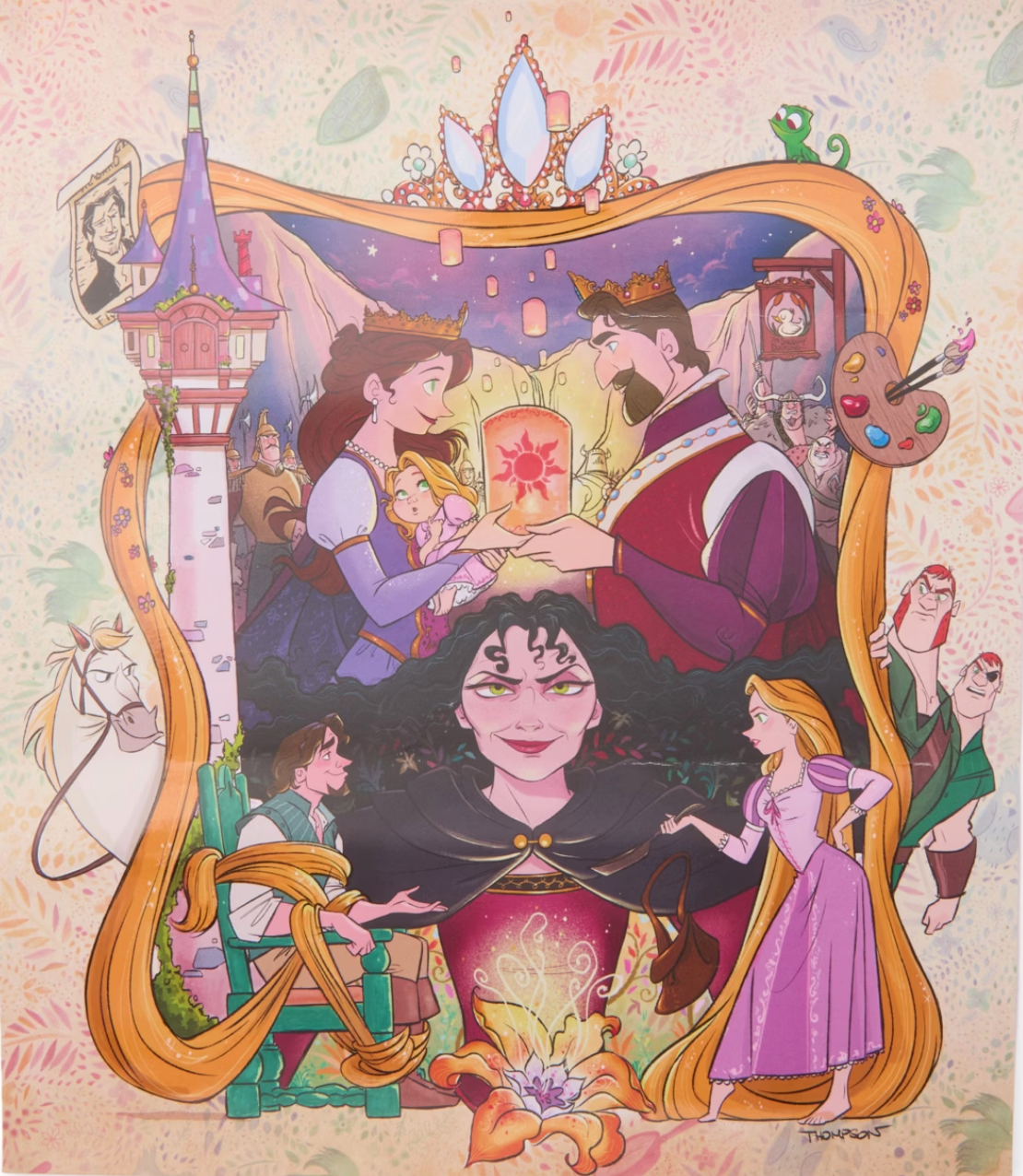 Disney Signature Puzzle Tangled 1000 Piece Puzzle Rapunzel Mother