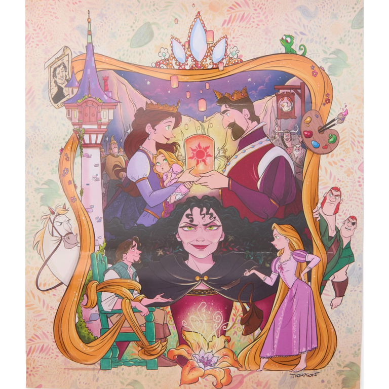 Disney Signature Puzzle Tangled 1000 Piece Puzzle Rapunzel Mother