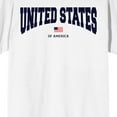 thumbnail image 2 of Americana United States Of America Men's White T-shirt - 4XLB, 2 of 4
