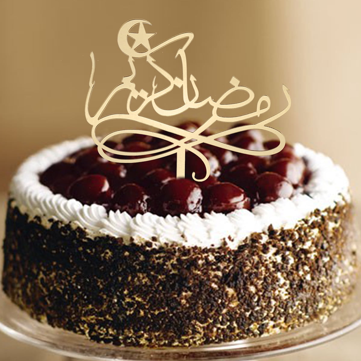 L Islam Eid Moubarak Ramadan Iftar Cadeau Dore Paillettes Alimentaire Cocktail Sticks Eid Articles De Fete Maison