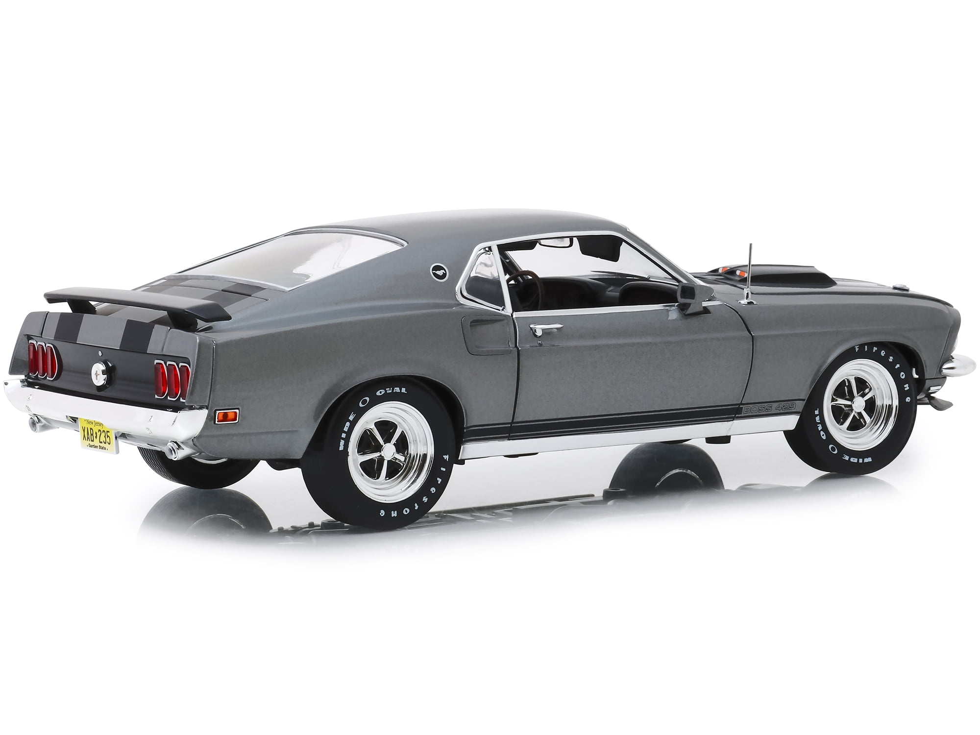 1969 Ford Mustang BOSS 429 - Chrome - Highway 61 - 1:18 John