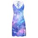 thumbnail image 3 of WILLBEST Vestidos De Lino Para Mujer, Vestido Informal Con Cordones Y Estampado De Estrellas Para Playa, Primavera/Verano 2025 1410, 3 of 3