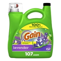 Gain Liquid Laundry Detergent, Lavender Scent, 154 fl oz, 107 Loads