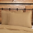 thumbnail image 2 of VHC Brands Burlap Pillow Sham Cover with Fringed Ruffle Cotton Farmhouse Decor Button, 2 of 7