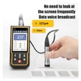 thumbnail image 5 of Car Paint Coating Thickness Gauge Car Paint Electroplate Metal Coating Thickness Tester Meter 0-9999um Fe & NFe Probe ,Fast and Reliable, 5 of 5