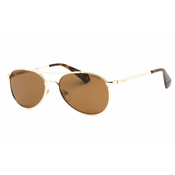 Polaroid Core PLD 6070/S/X 0J5G SP Women's Gold Aviator Sunglasses