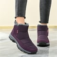 thumbnail image 3 of YOURDIARY Women's Snow Boots with Warm Fuzzy Faux Fur, Slip-ons for Women Winter Booties Shoes, 3 of 8