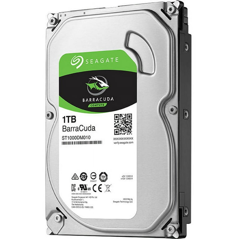 Seagate BarraCuda Internal Hard Drive 1TB SATA 6Gb/s 64MB Cache