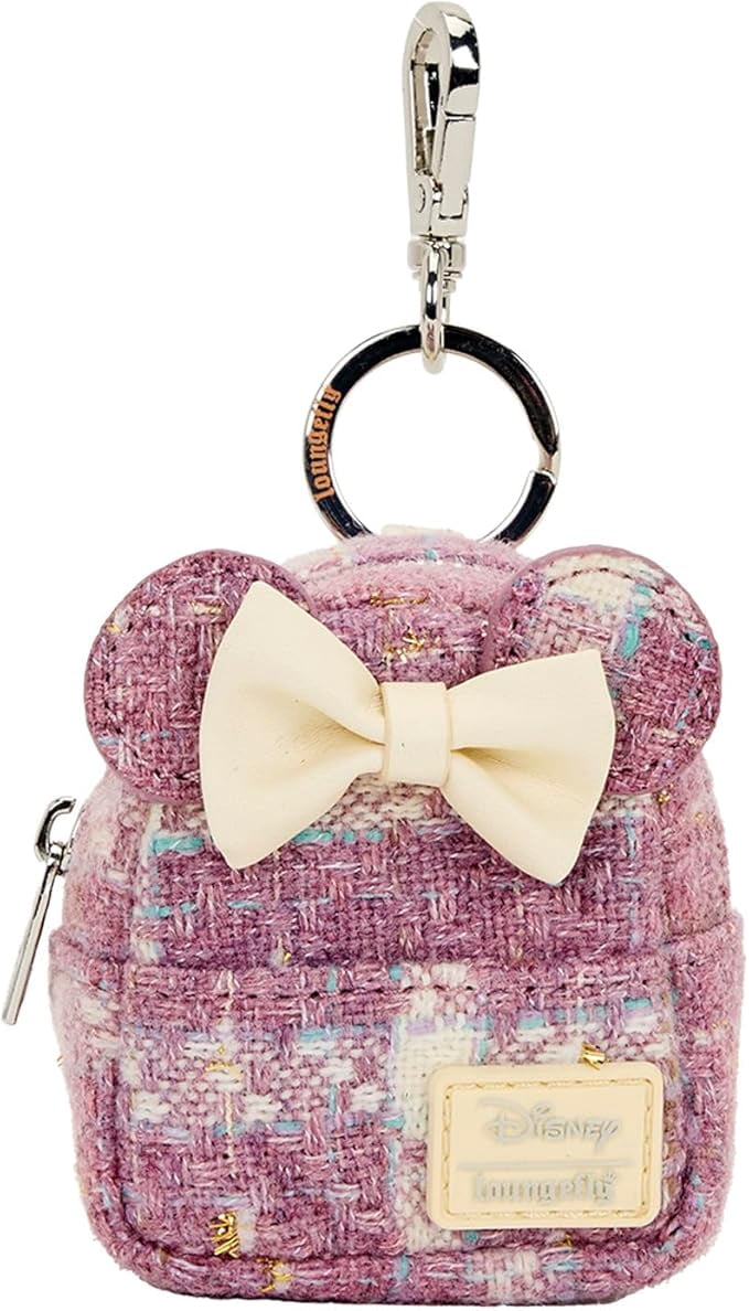 Loungefly Minnie Mouse Glitter Mystery Mini Backpack Keychain Charm