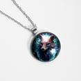 thumbnail image 4 of Starry Animals Elegant Glass Circular Pendant Necklace - Stunning Jewelry for Every Occasion, 4 of 5