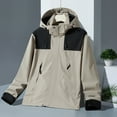 thumbnail image 1 of Soki Veste de Pluie pour Femmes Imperméable Légère Coupe-Vent avec Capuche Imperméable avec Poches, 1 of 5