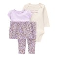 thumbnail image 1 of Conjunto Child of Mine Carter's para Bebé Niña 3 Piezas con Estampado Floral, 1 of 4