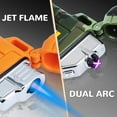 thumbnail image 2 of 2 Pack Waterproof Outdoor Lighter Plasma Windproof Torch Lighters Dual Arc Lighters Electric USB Rechargeable Lighter Flameless EDC Camping Adventure Survival Tactical Gear, 2 of 13