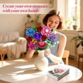 thumbnail image 3 of WIDELAND Flower Bouquet Building Set Compatible with Lego, 1020 PCS Botanical Collection Building Block , Christmas, Mother's Day, Valentine's Day Birthday Gift Toys for Girls Women 6+, 3 of 8