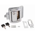 thumbnail image 1 of AP Entry Door Latch 013-572 Travel Trailer Lock; Chrome; With Keys, 1 of 4