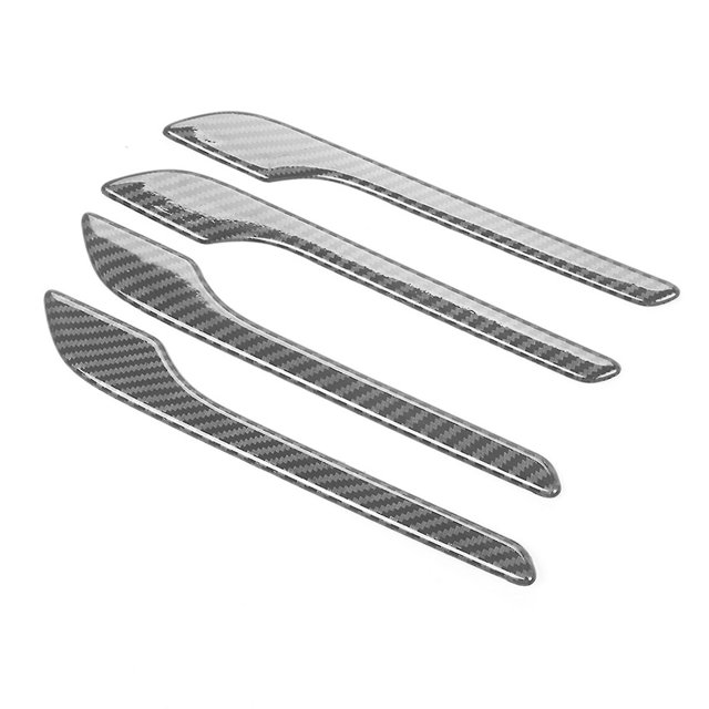 Paquete De Pegatinas Envolturas Para Manija De Puerta Compatibles Con Tesla Modelo 3 Modelo Ya